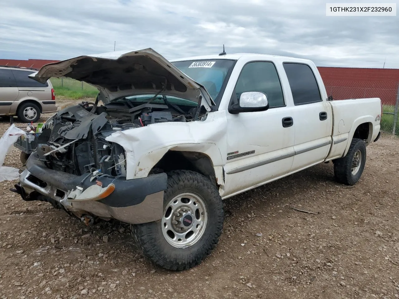 2002 GMC Sierra K2500 Heavy Duty VIN: 1GTHK231X2F232960 Lot: 56303914