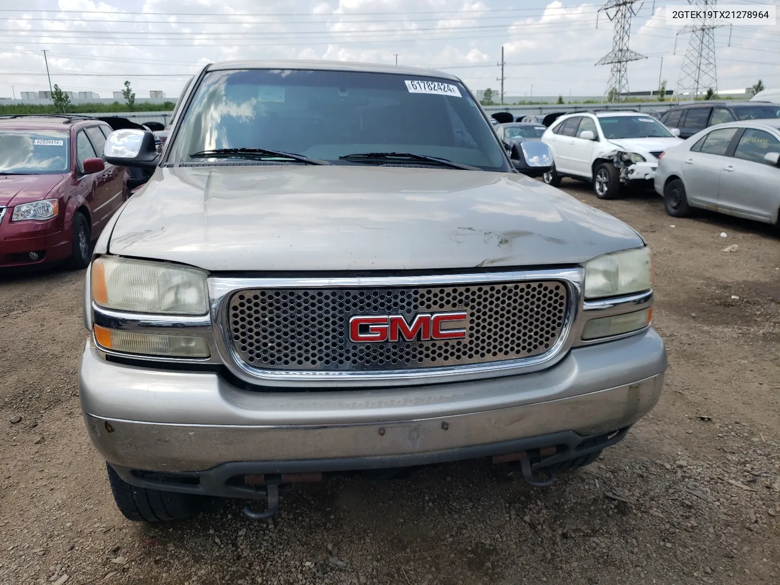 2002 GMC New Sierra K1500 VIN: 2GTEK19TX21278964 Lot: 61782424