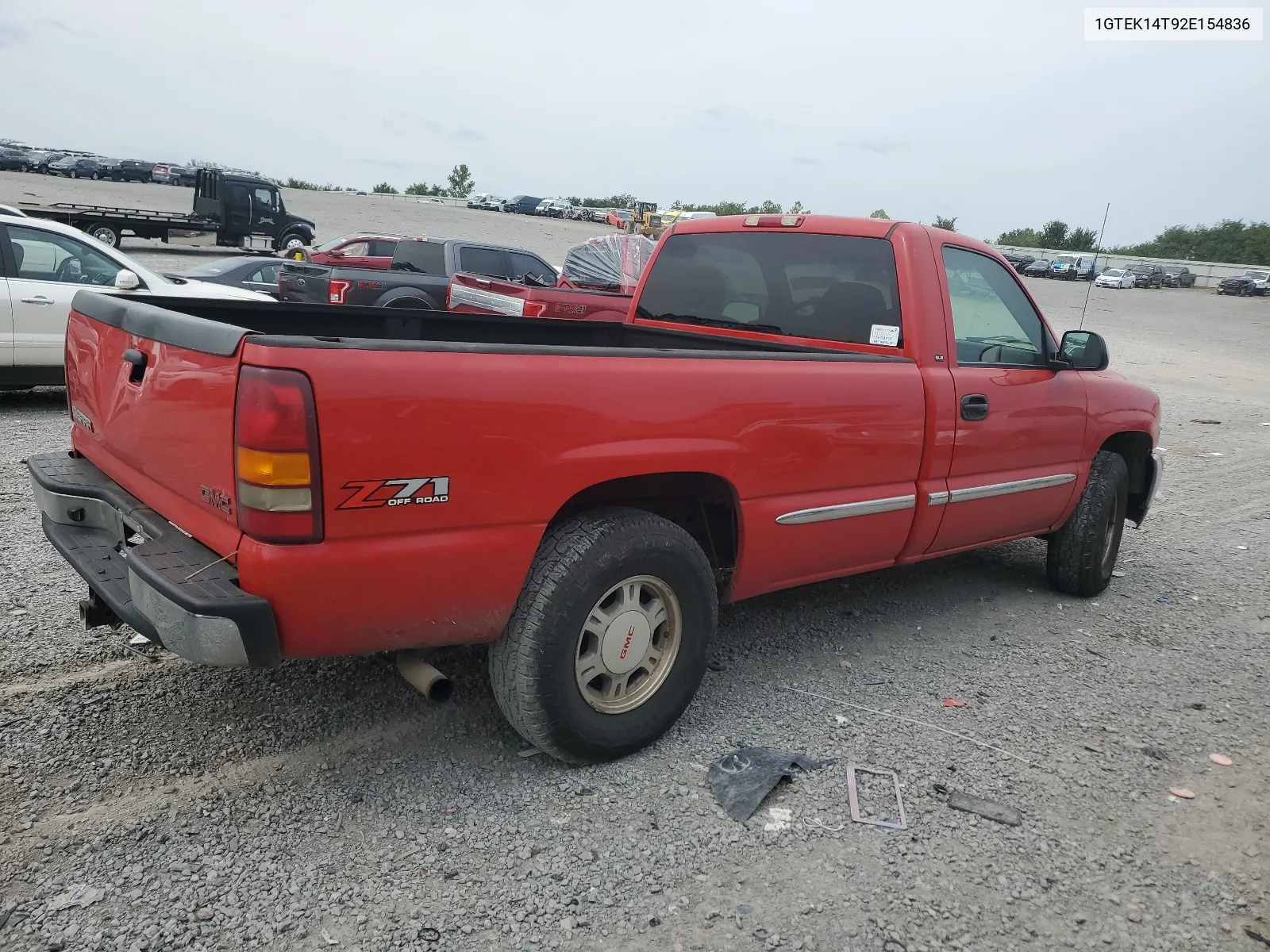 2002 GMC New Sierra K1500 VIN: 1GTEK14T92E154836 Lot: 63033454