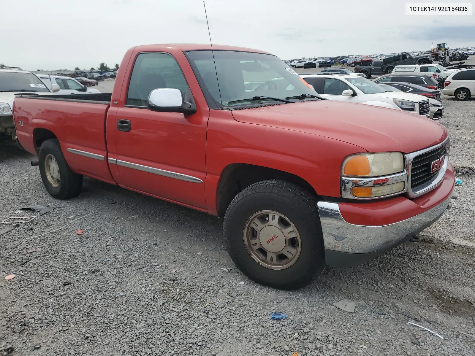 2002 GMC New Sierra K1500 VIN: 1GTEK14T92E154836 Lot: 63033454