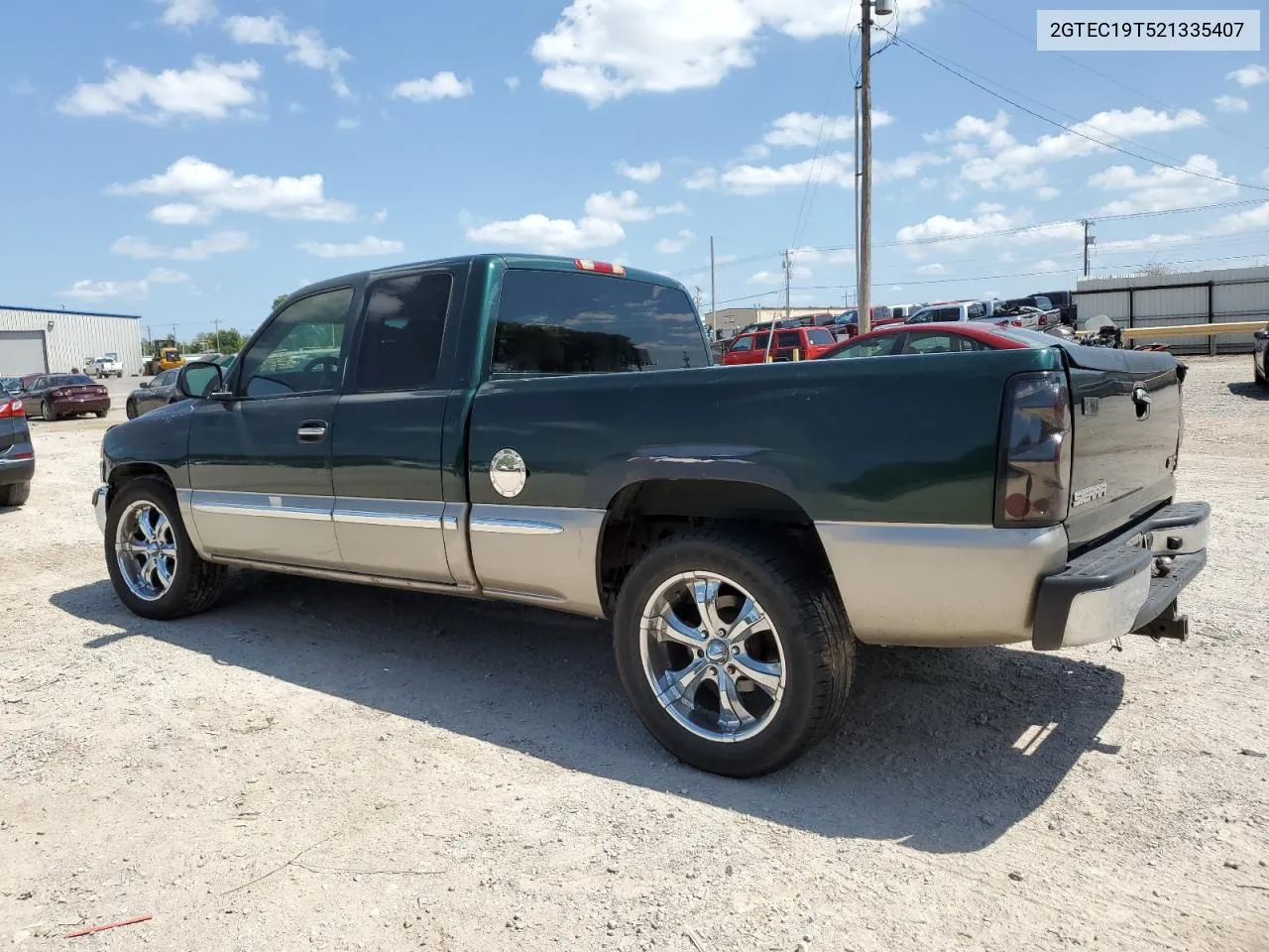 2002 GMC New Sierra C1500 VIN: 2GTEC19T521335407 Lot: 64671554