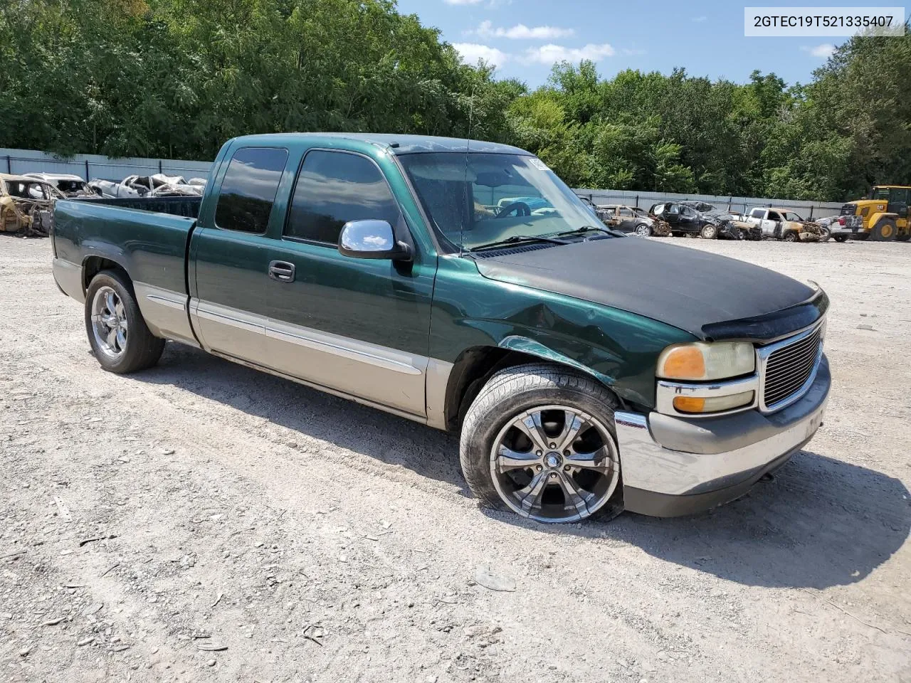 2002 GMC New Sierra C1500 VIN: 2GTEC19T521335407 Lot: 64671554