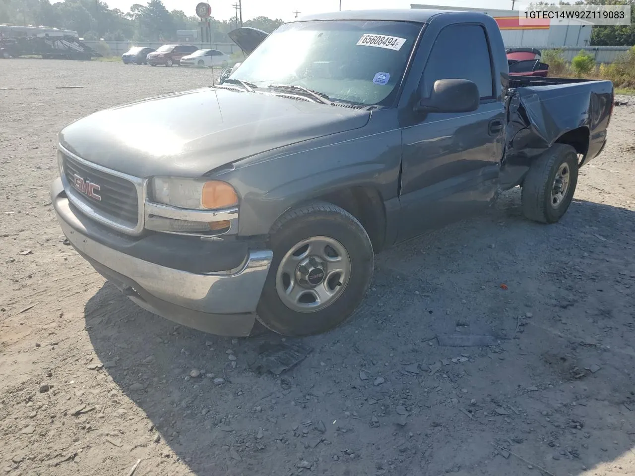 1GTEC14W92Z119083 2002 GMC New Sierra C1500