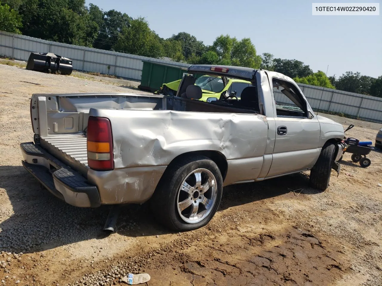 2002 GMC New Sierra C1500 VIN: 1GTEC14W02Z290420 Lot: 65817084