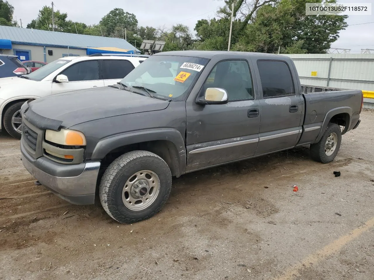 2002 GMC Sierra C1500 Heavy Duty VIN: 1GTGC13U52F118572 Lot: 66366214