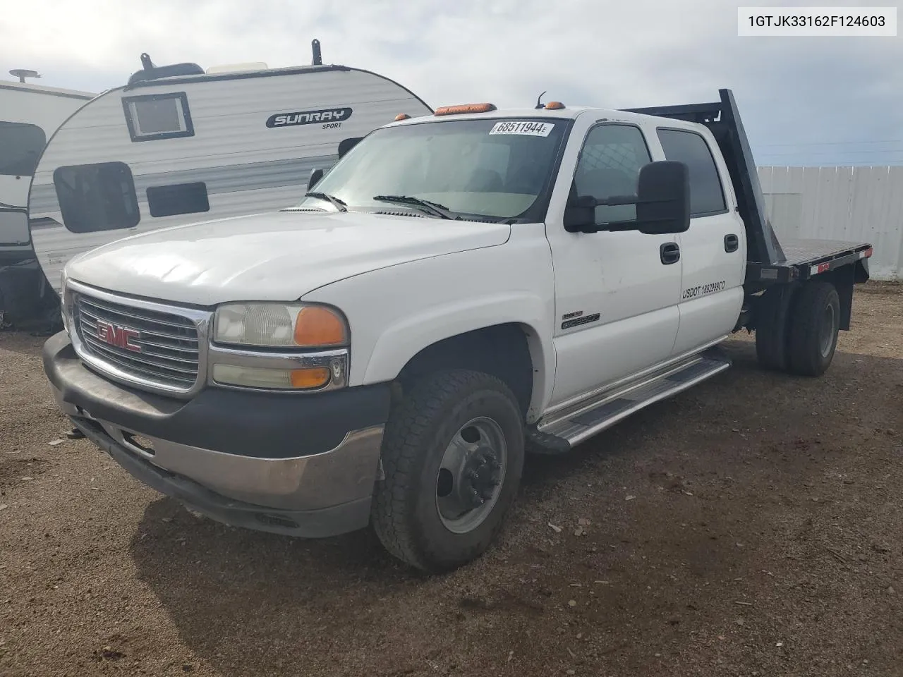 2002 GMC New Sierra K3500 VIN: 1GTJK33162F124603 Lot: 68511944