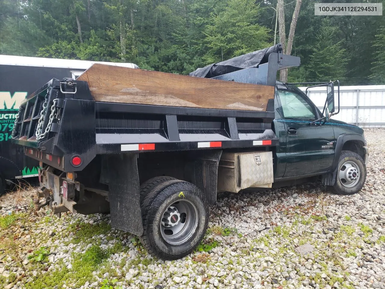 2002 GMC New Sierra K3500 VIN: 1GDJK34112E294531 Lot: 68739754