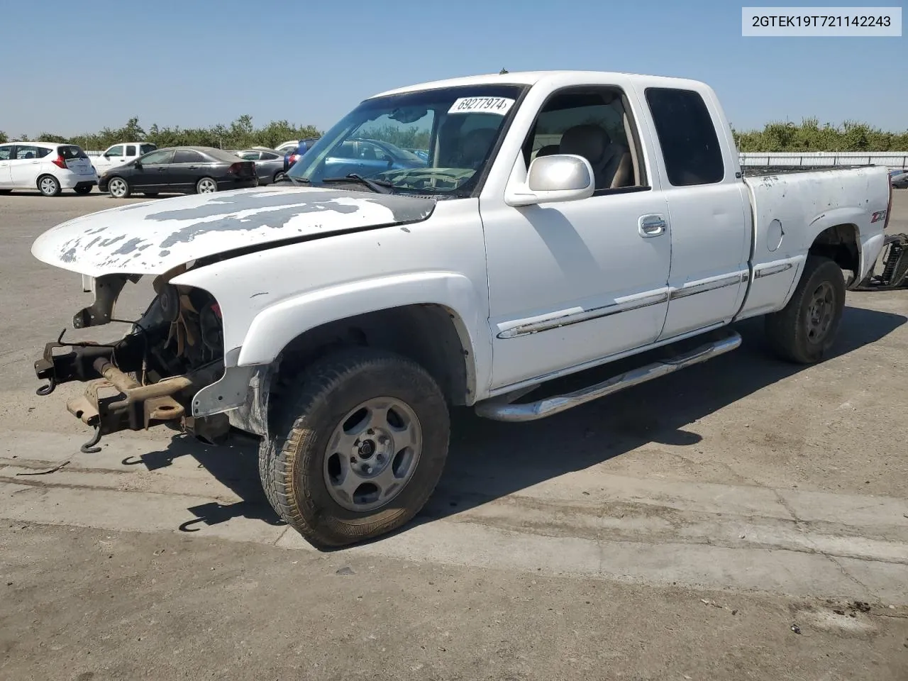 2002 GMC New Sierra K1500 VIN: 2GTEK19T721142243 Lot: 69277974