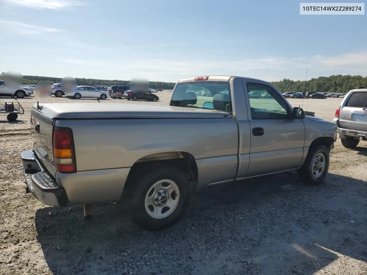 2002 GMC New Sierra C1500 VIN: 1GTEC14WX2Z289274 Lot: 69372264