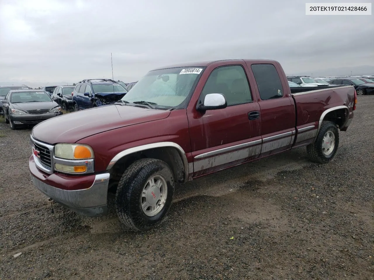 2002 GMC New Sierra K1500 VIN: 2GTEK19T021428466 Lot: 70955814