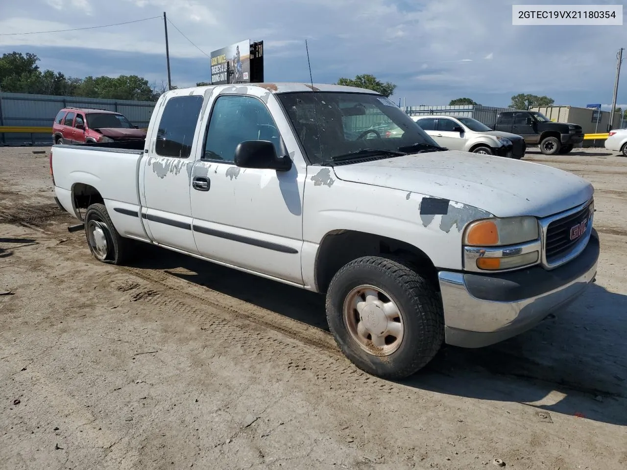 2002 GMC New Sierra C1500 VIN: 2GTEC19VX21180354 Lot: 71194074