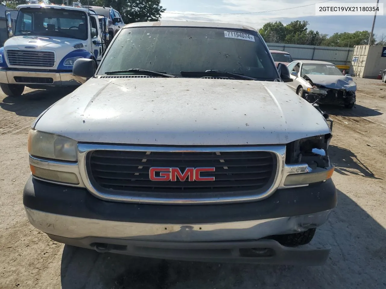 2GTEC19VX21180354 2002 GMC New Sierra C1500