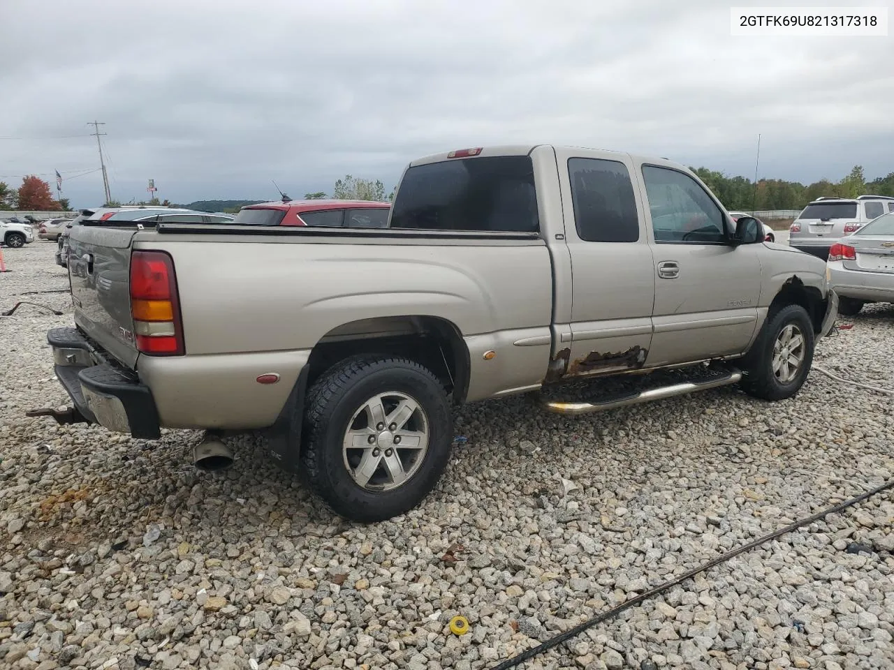 2GTFK69U821317318 2002 GMC Sierra K1500 Denali