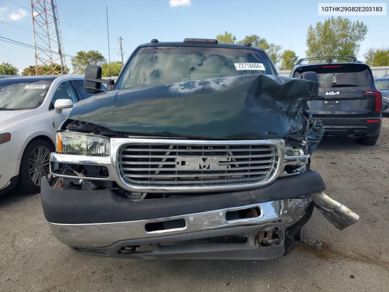 2002 GMC Sierra K2500 Heavy Duty VIN: 1GTHK29G82E203183 Lot: 72718404