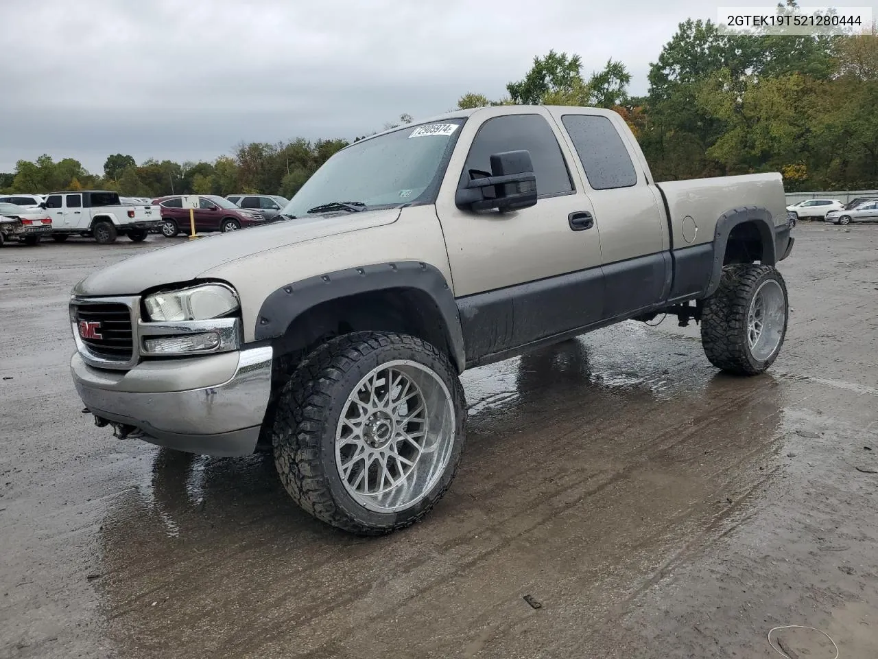 2002 GMC New Sierra K1500 VIN: 2GTEK19T521280444 Lot: 72905974