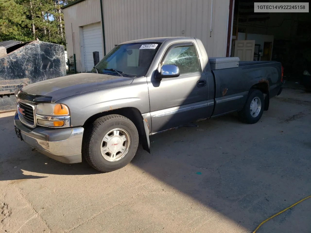 2002 GMC New Sierra C1500 VIN: 1GTEC14V92Z245158 Lot: 72932314