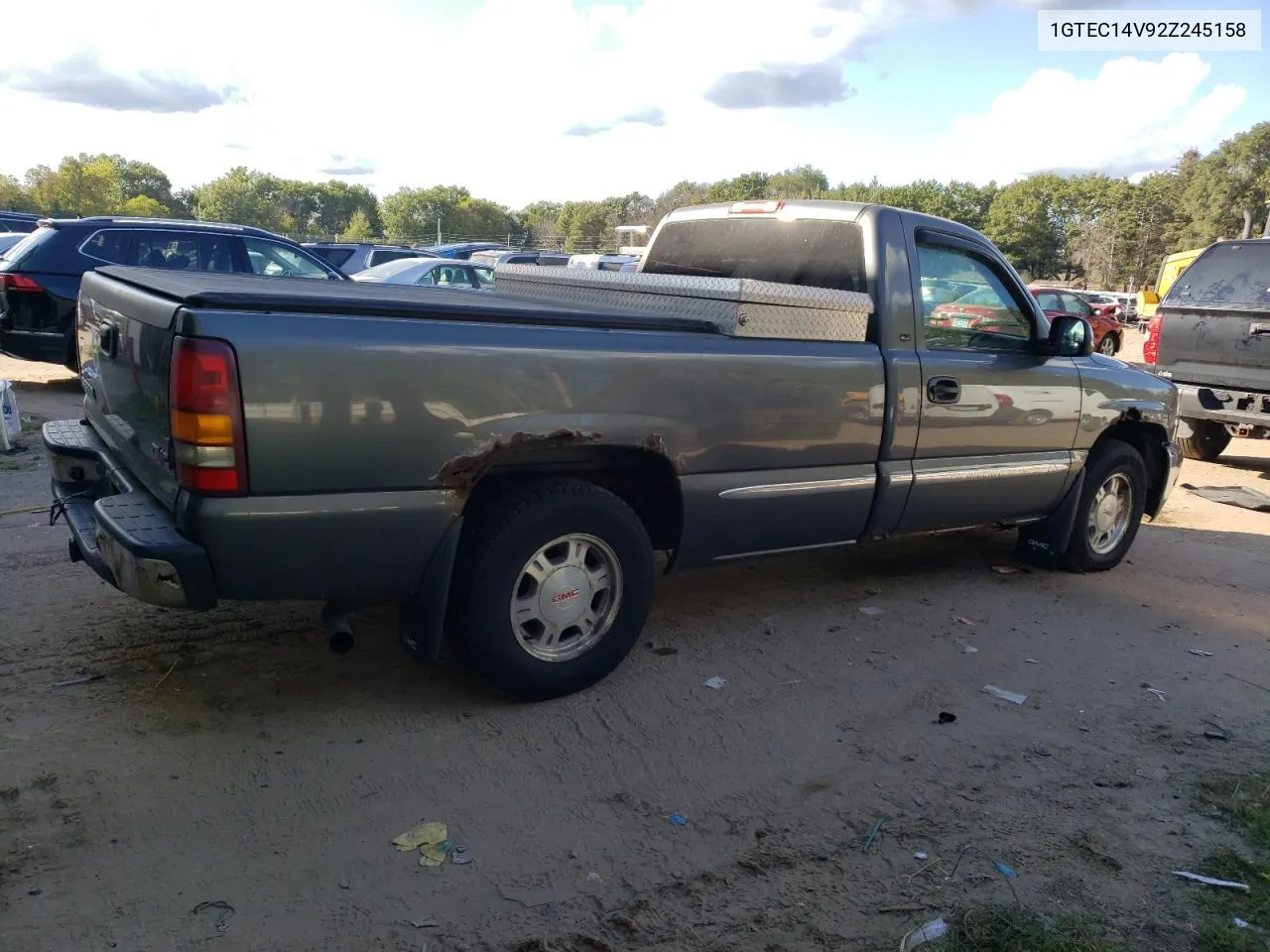 2002 GMC New Sierra C1500 VIN: 1GTEC14V92Z245158 Lot: 72932314