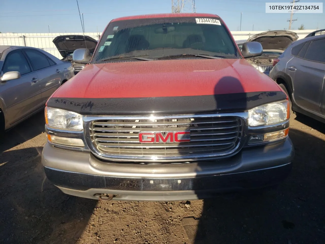 2002 GMC New Sierra K1500 VIN: 1GTEK19T42Z134754 Lot: 73344104