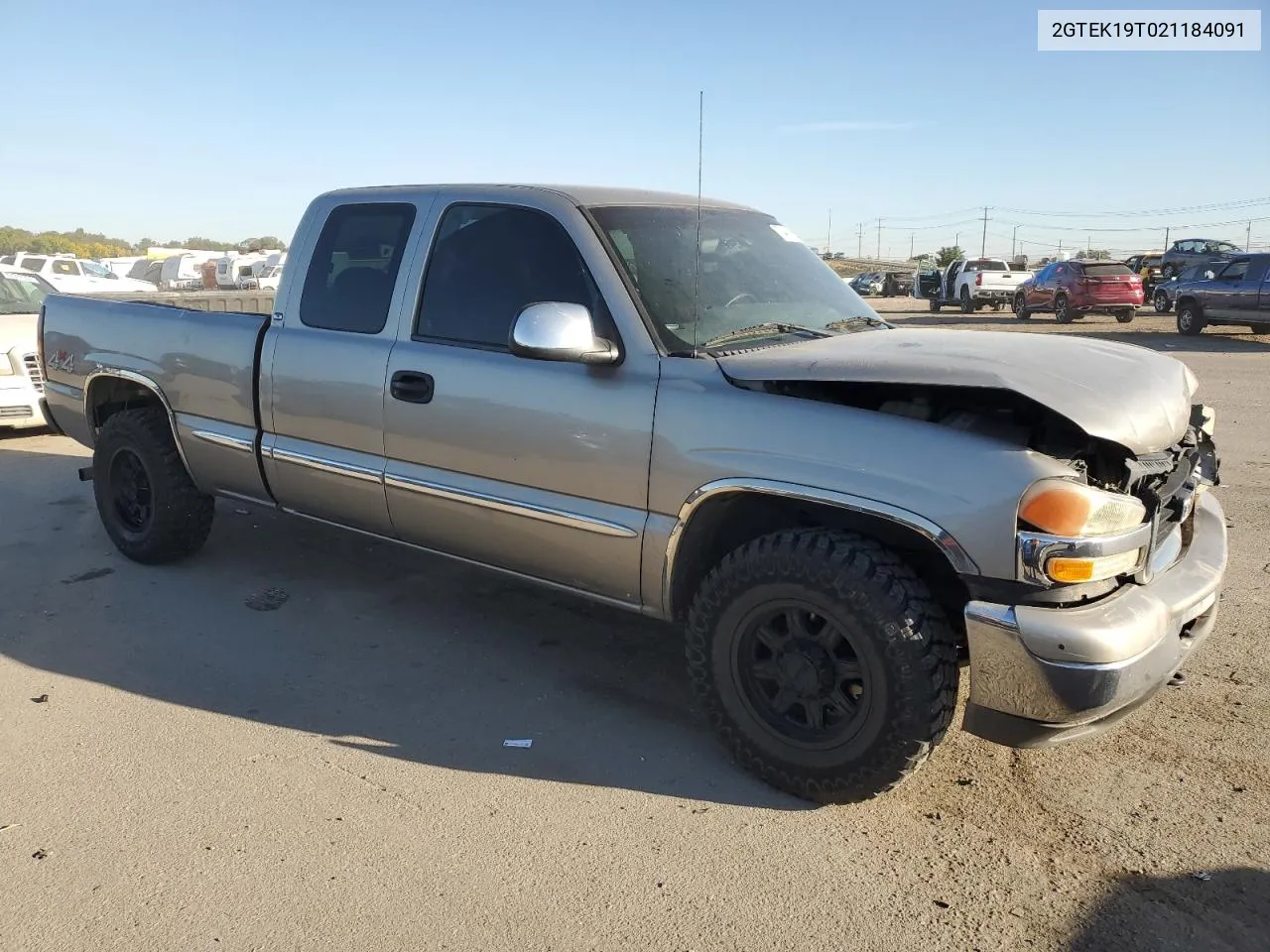 2002 GMC New Sierra K1500 VIN: 2GTEK19T021184091 Lot: 73482124