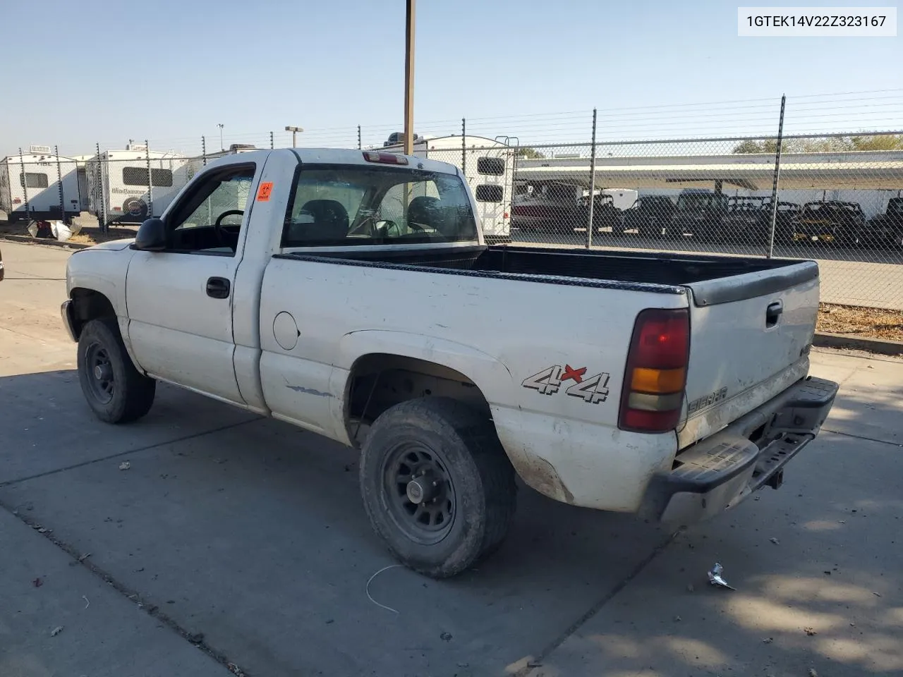 2002 GMC New Sierra K1500 VIN: 1GTEK14V22Z323167 Lot: 73572124