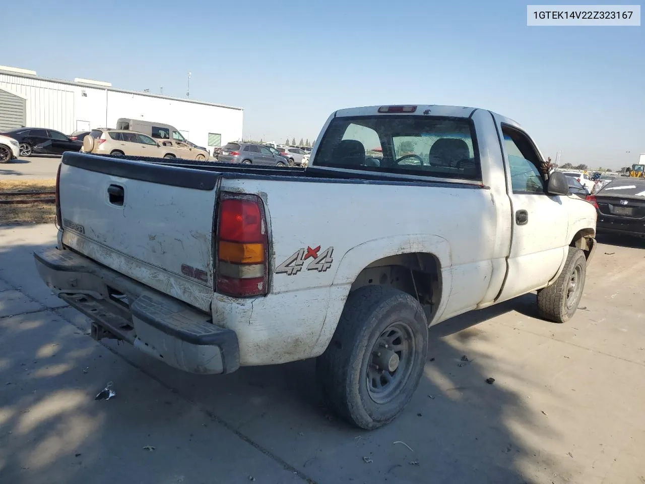 2002 GMC New Sierra K1500 VIN: 1GTEK14V22Z323167 Lot: 73572124