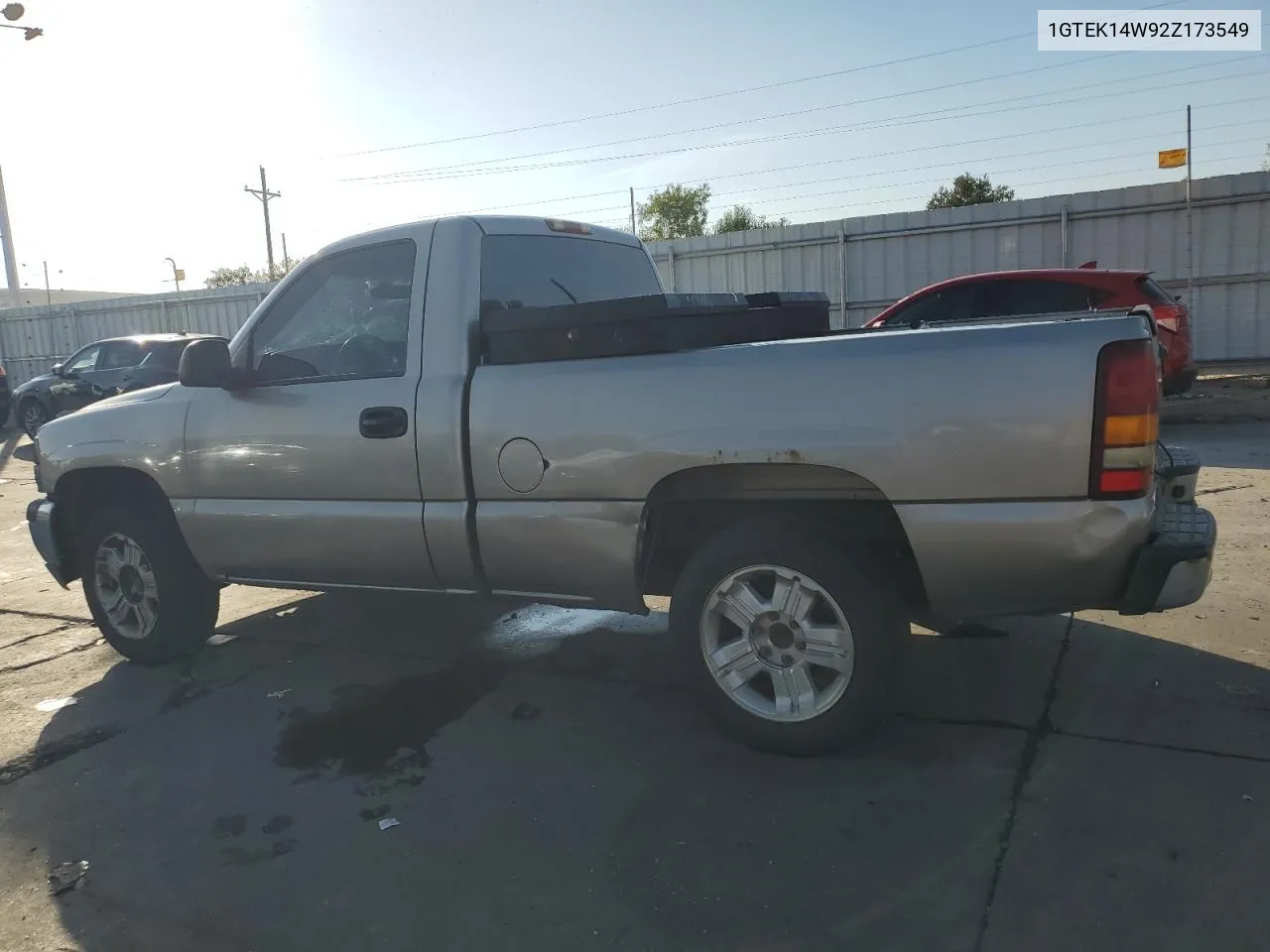 2002 GMC New Sierra K1500 VIN: 1GTEK14W92Z173549 Lot: 73978104