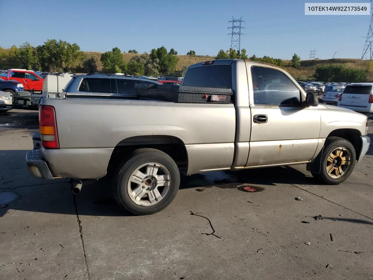 2002 GMC New Sierra K1500 VIN: 1GTEK14W92Z173549 Lot: 73978104