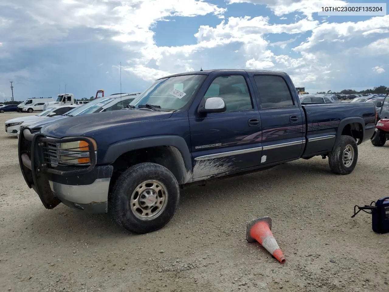 2002 GMC Sierra C2500 Heavy Duty VIN: 1GTHC23G02F135204 Lot: 74266184