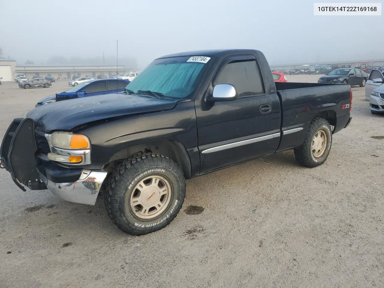 2002 GMC New Sierra K1500 VIN: 1GTEK14T22Z169168 Lot: 74537104