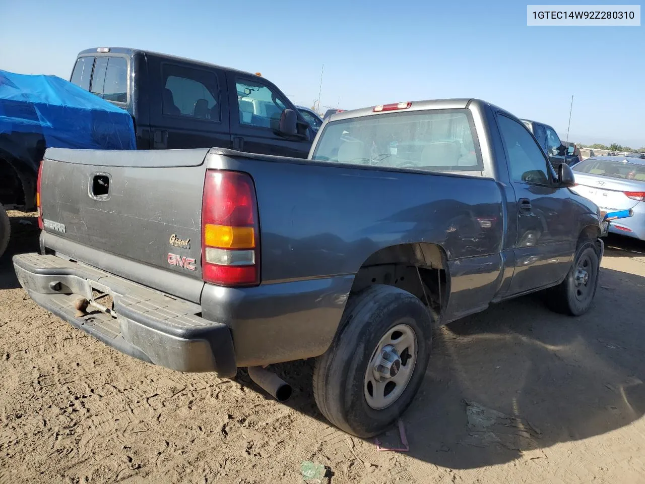 2002 GMC New Sierra C1500 VIN: 1GTEC14W92Z280310 Lot: 74731204