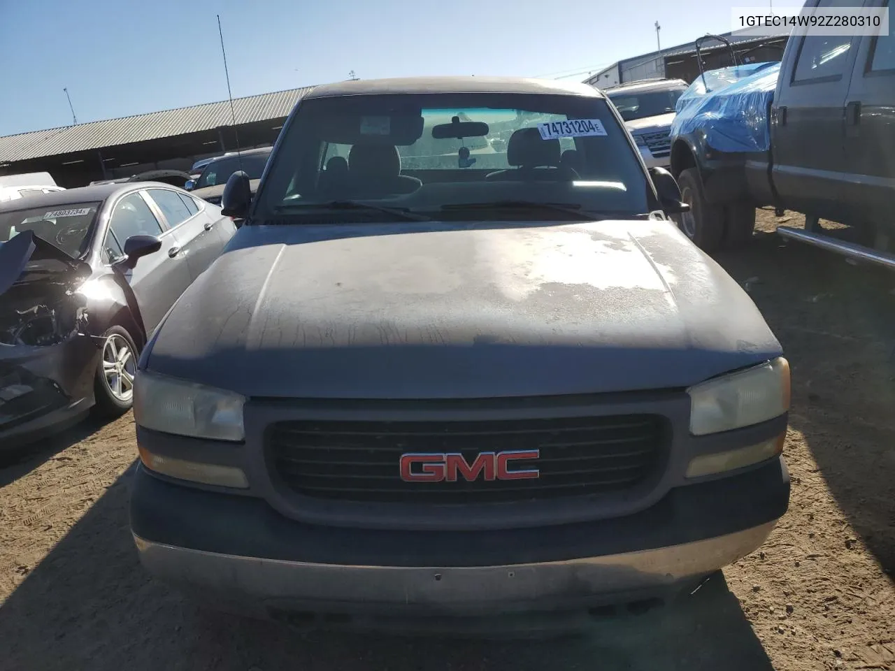 2002 GMC New Sierra C1500 VIN: 1GTEC14W92Z280310 Lot: 74731204