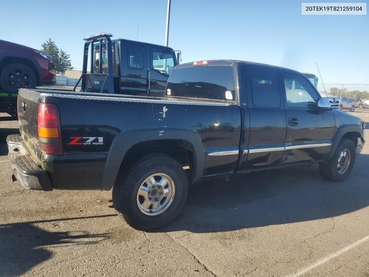 2002 GMC New Sierra K1500 VIN: 2GTEK19T821259104 Lot: 75009334