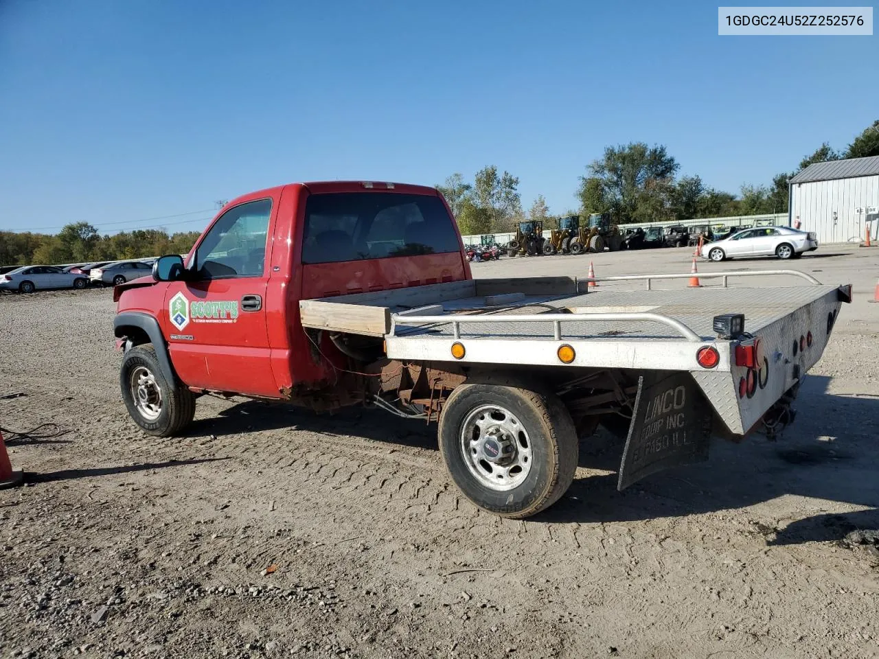 2002 GMC New Sierra C2500 VIN: 1GDGC24U52Z252576 Lot: 75233354