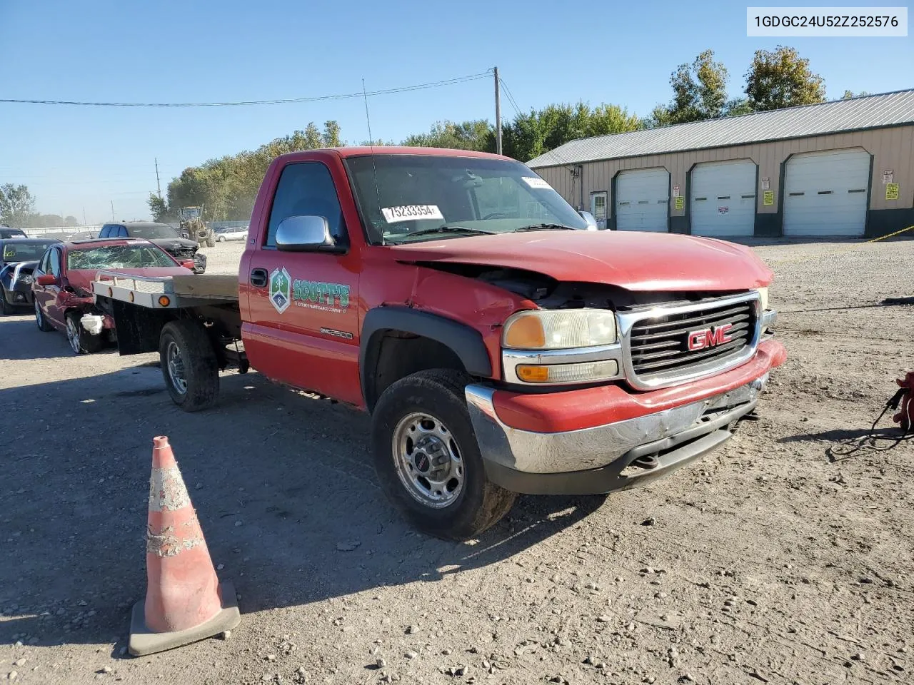 2002 GMC New Sierra C2500 VIN: 1GDGC24U52Z252576 Lot: 75233354