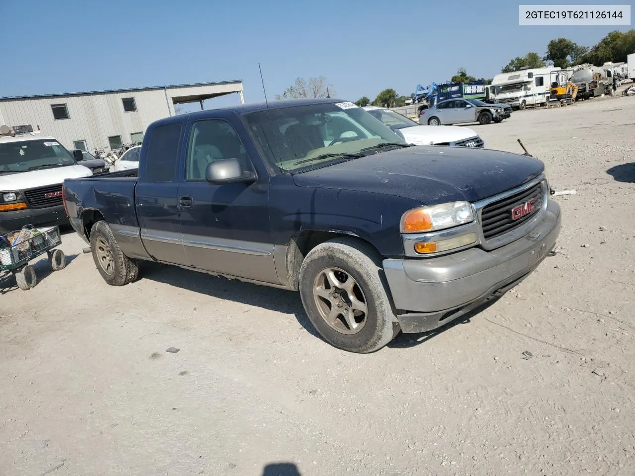 2002 GMC New Sierra C1500 VIN: 2GTEC19T621126144 Lot: 75327674