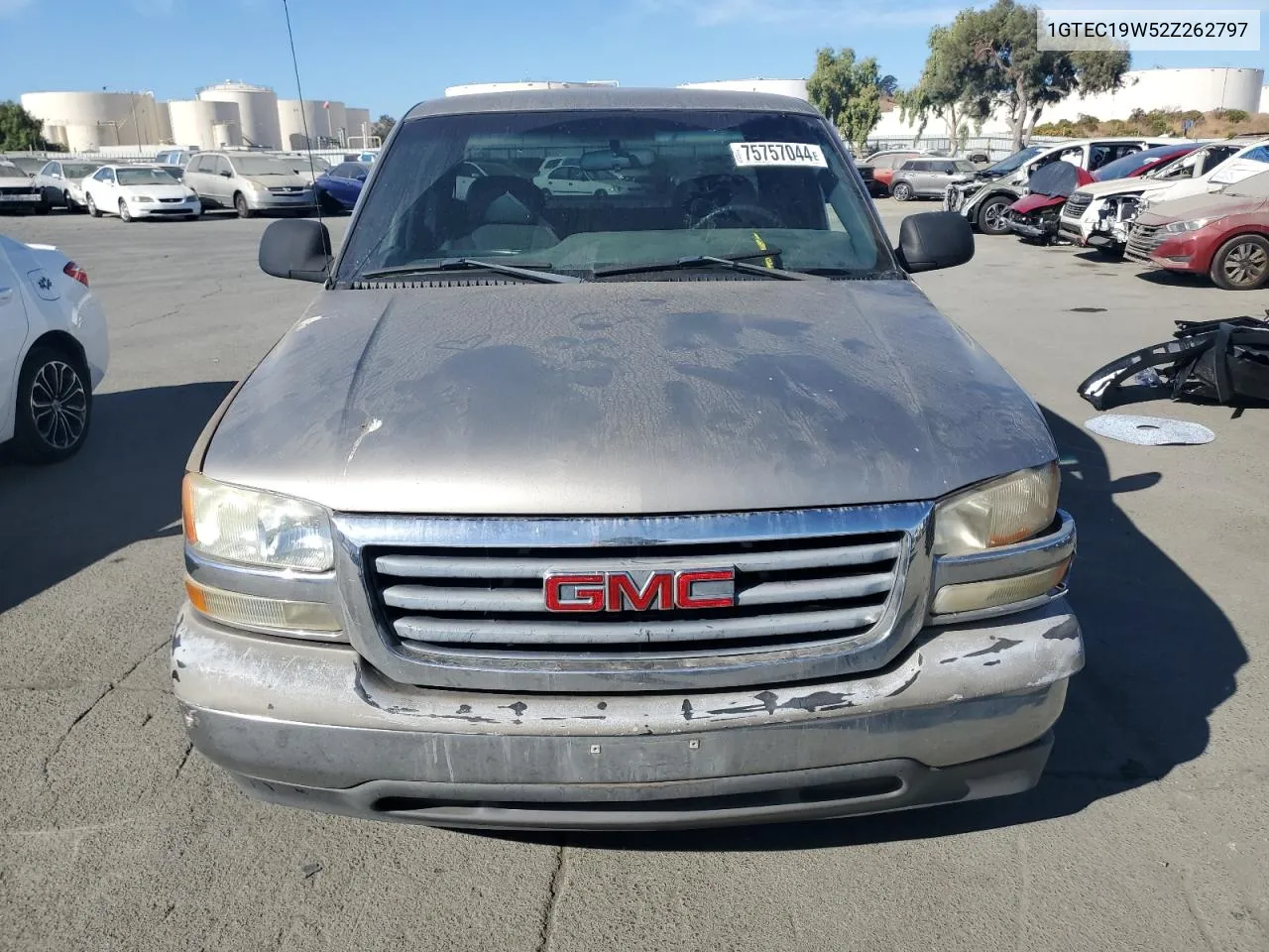 2002 GMC New Sierra C1500 VIN: 1GTEC19W52Z262797 Lot: 75757044