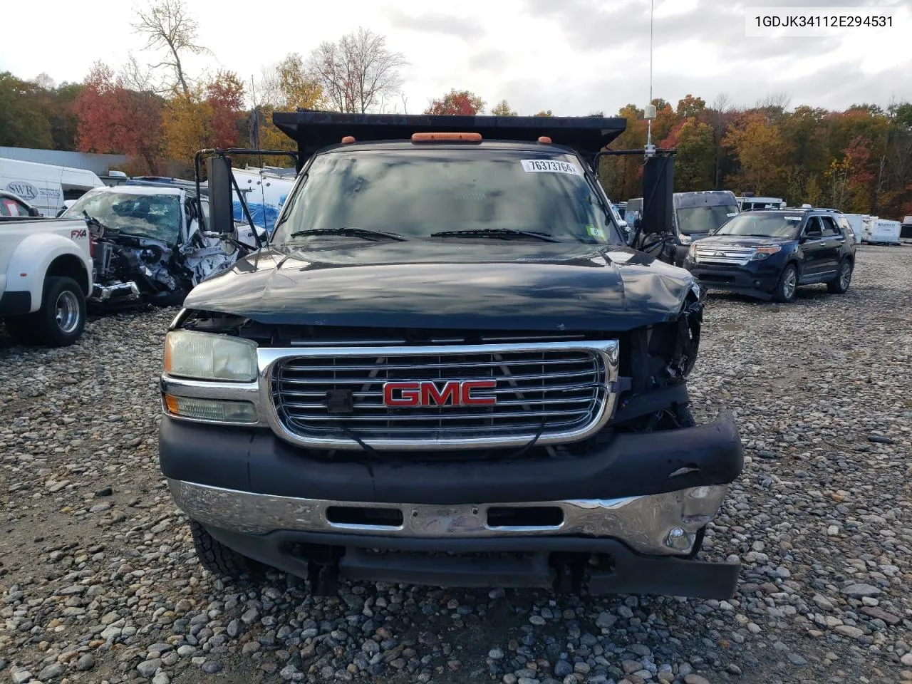 2002 GMC New Sierra K3500 VIN: 1GDJK34112E294531 Lot: 76373764