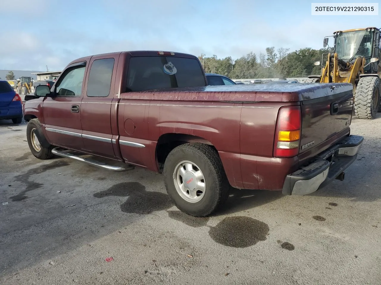 2002 GMC New Sierra C1500 VIN: 2GTEC19V221290315 Lot: 78164384