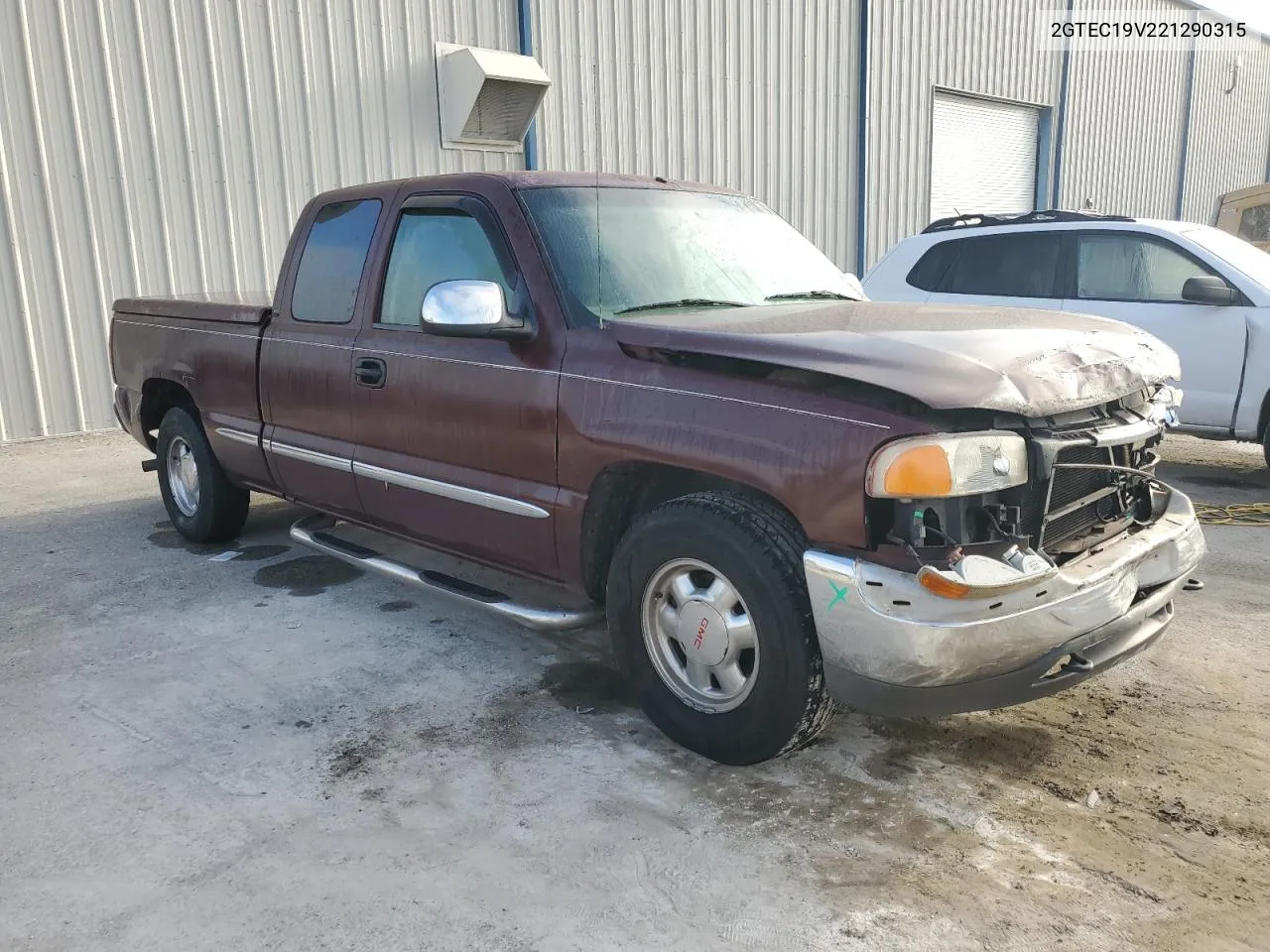 2002 GMC New Sierra C1500 VIN: 2GTEC19V221290315 Lot: 78164384