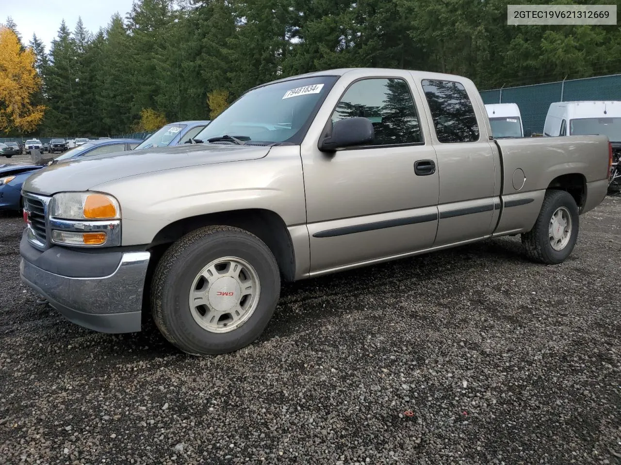 2002 GMC New Sierra C1500 VIN: 2GTEC19V621312669 Lot: 79481834