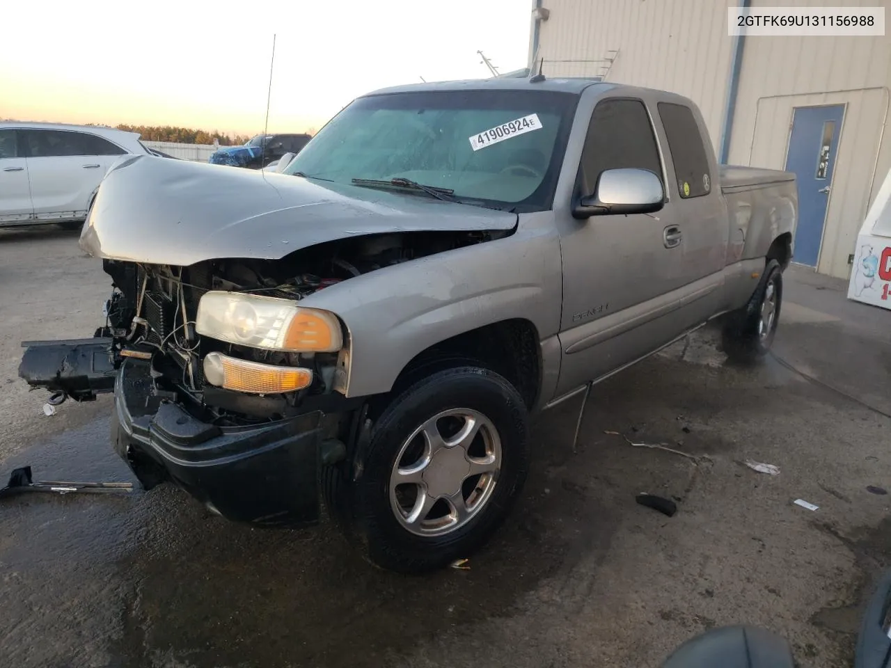 2003 GMC Sierra K1500 Denali VIN: 2GTFK69U131156988 Lot: 41906924