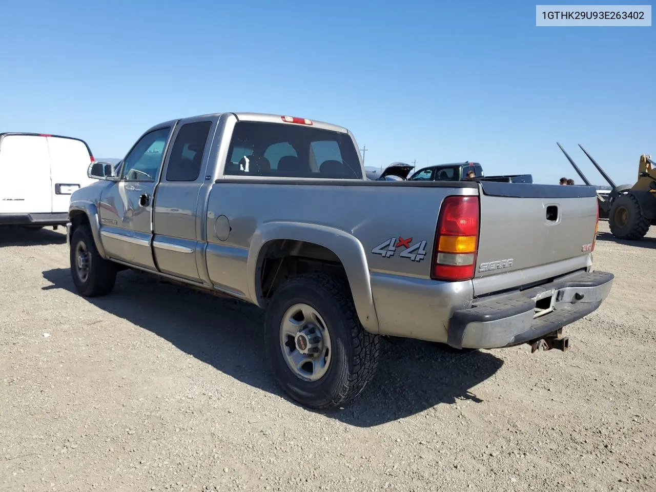 2003 GMC Sierra K2500 Heavy Duty VIN: 1GTHK29U93E263402 Lot: 56921764