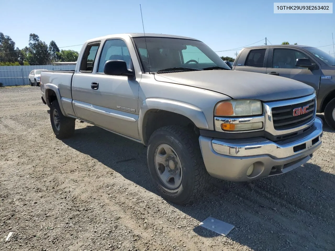 2003 GMC Sierra K2500 Heavy Duty VIN: 1GTHK29U93E263402 Lot: 56921764