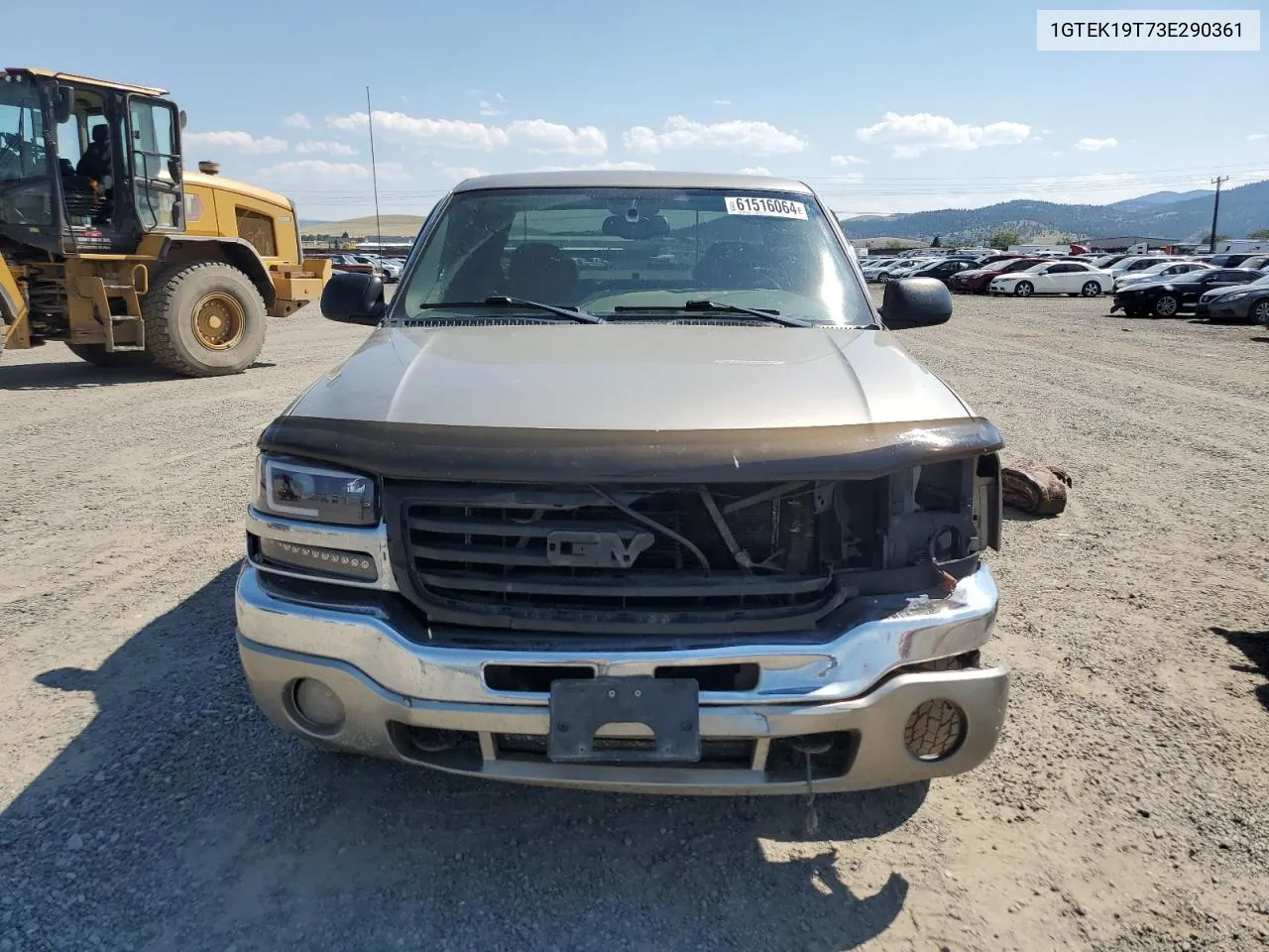 2003 GMC New Sierra K1500 VIN: 1GTEK19T73E290361 Lot: 61516064