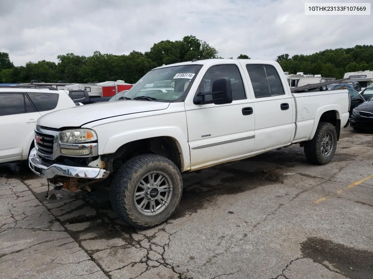 2003 GMC Sierra K2500 Heavy Duty VIN: 1GTHK23133F107669 Lot: 61963114