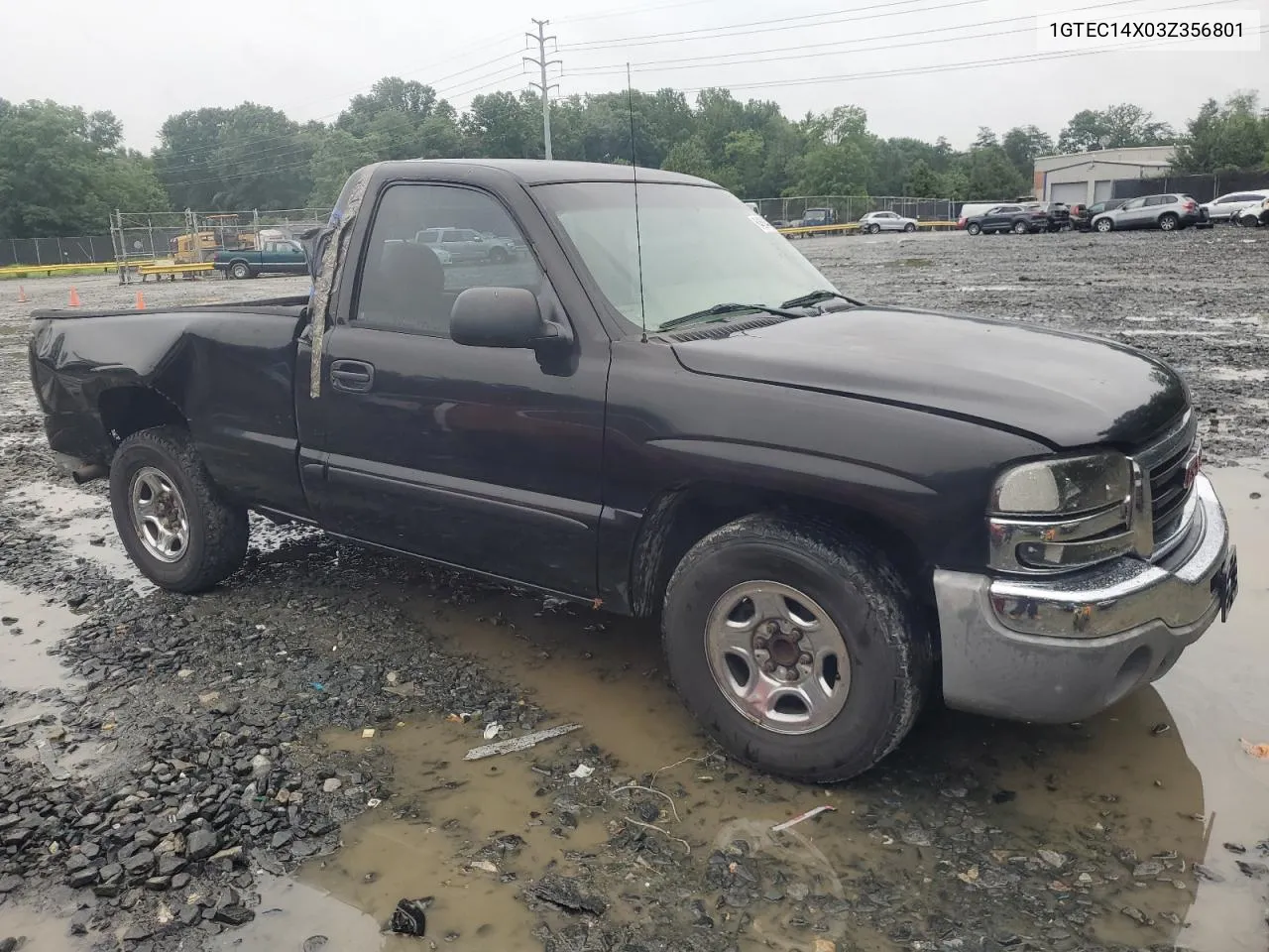 2003 GMC New Sierra C1500 VIN: 1GTEC14X03Z356801 Lot: 64684474