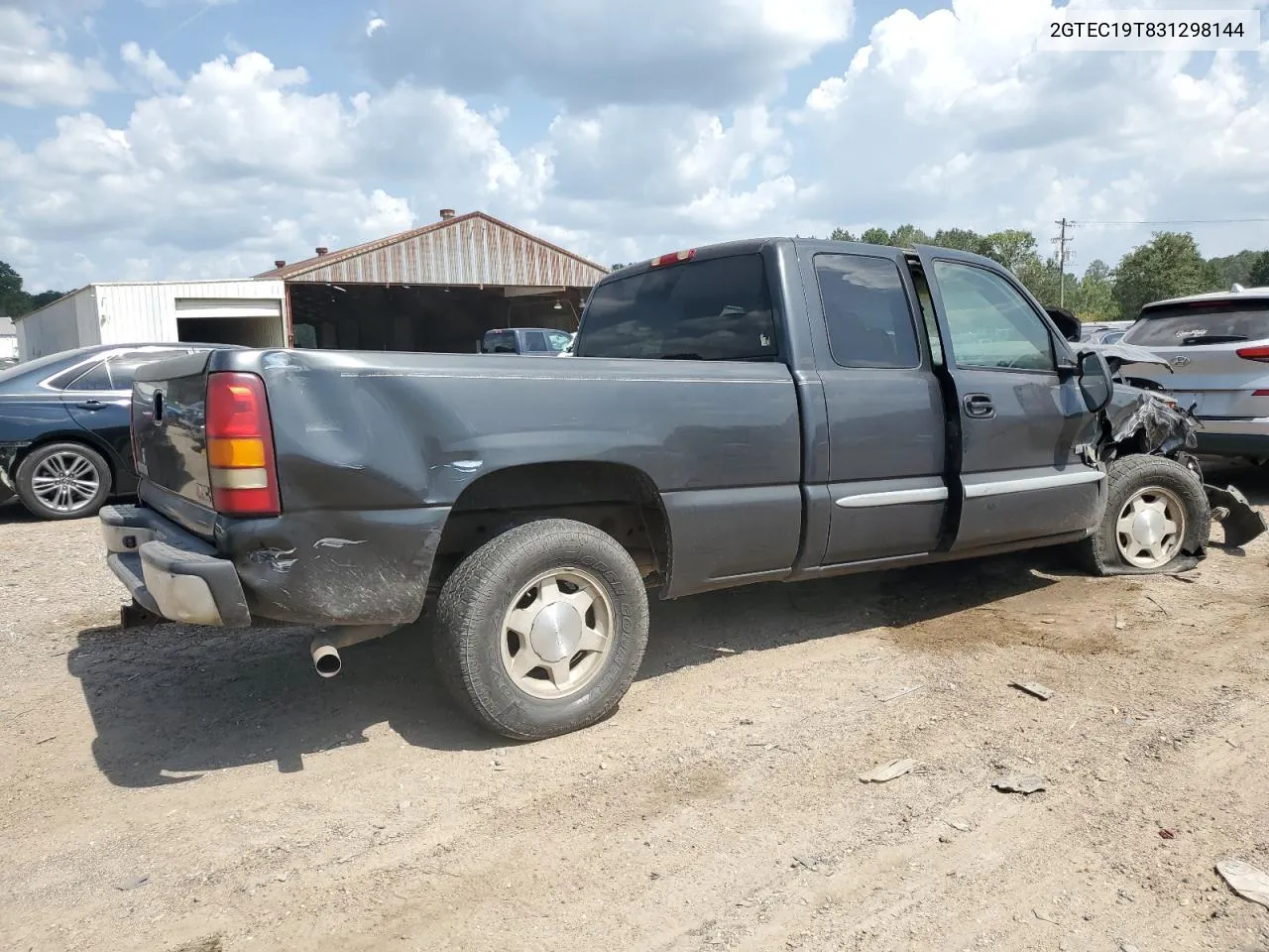 2003 GMC New Sierra C1500 VIN: 2GTEC19T831298144 Lot: 65477524