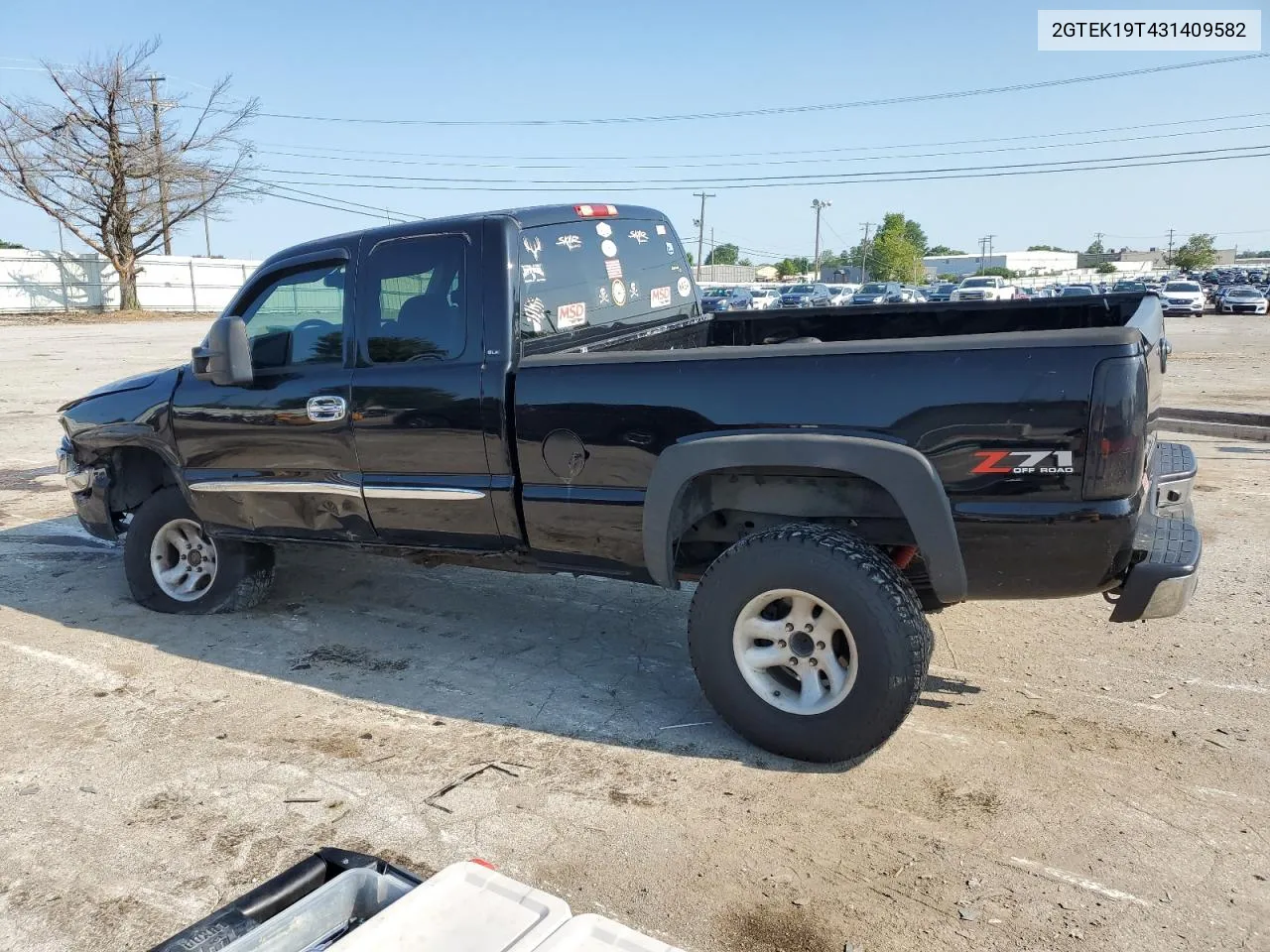 2003 GMC New Sierra K1500 VIN: 2GTEK19T431409582 Lot: 65584274