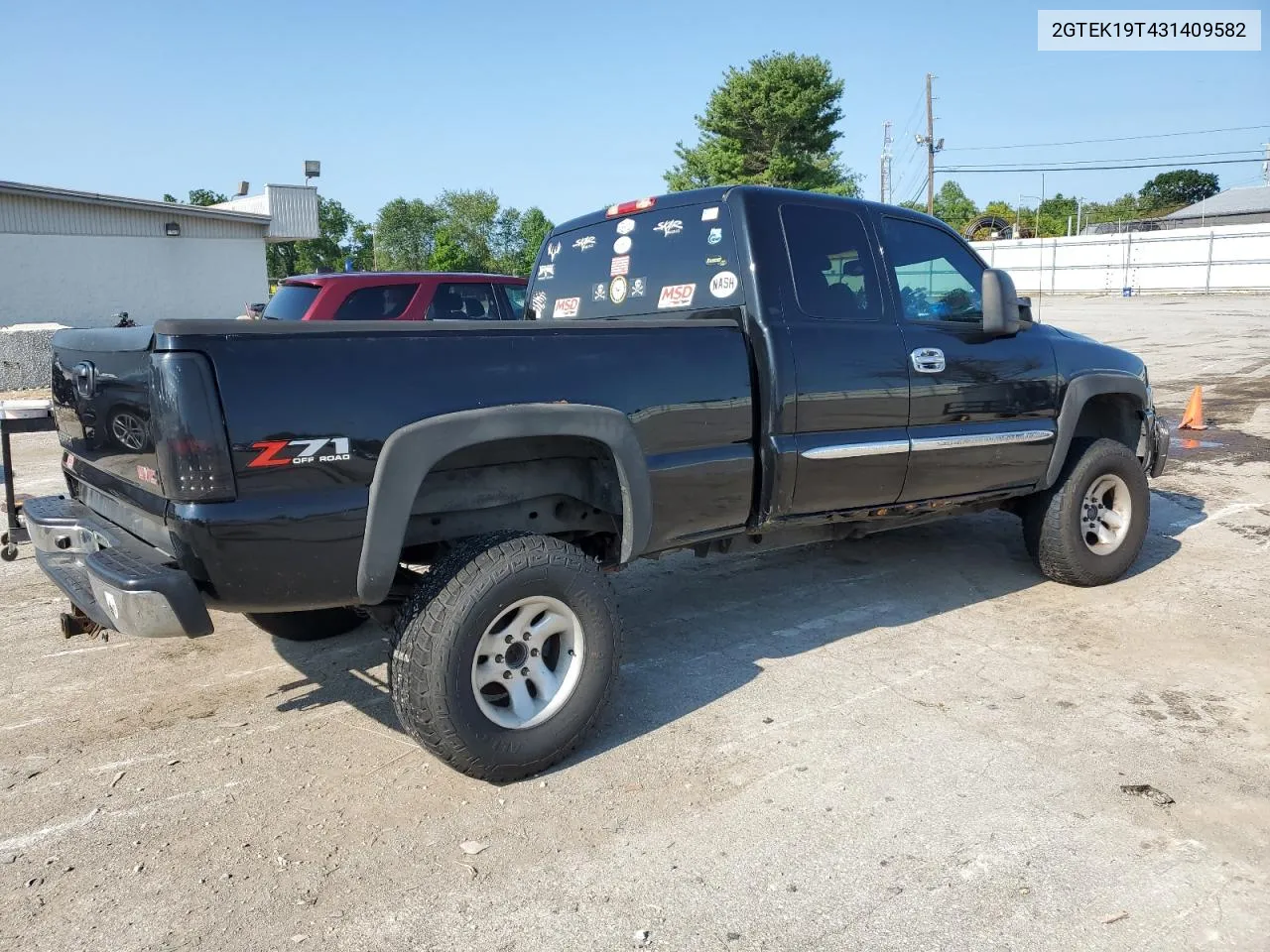 2003 GMC New Sierra K1500 VIN: 2GTEK19T431409582 Lot: 65584274