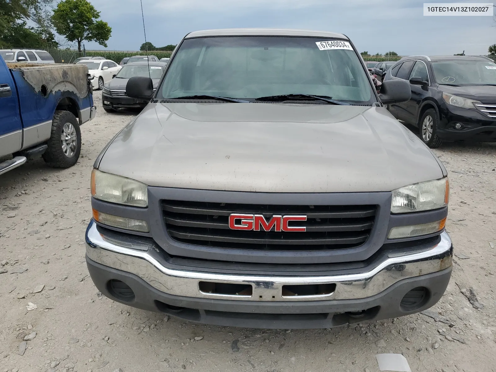 2003 GMC New Sierra C1500 VIN: 1GTEC14V13Z102027 Lot: 67640034